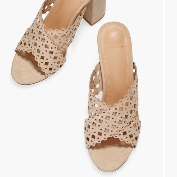 NWT Laser-Cut Mule Heeled Sandal - Picture 8 of 8